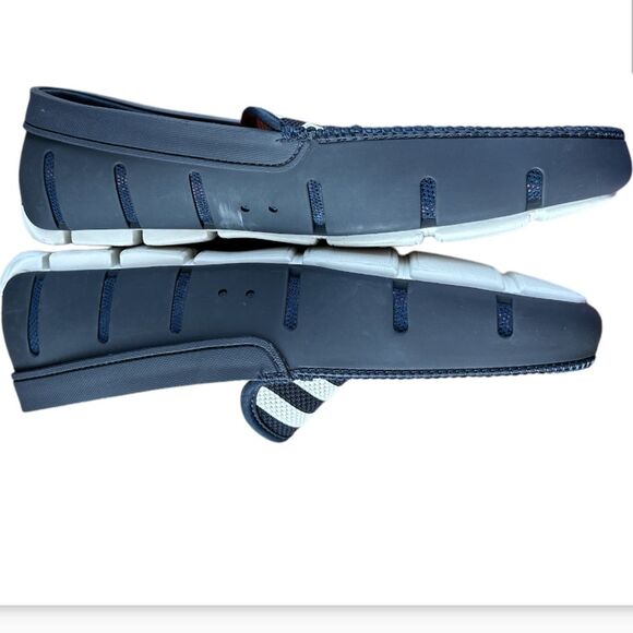 Swims Striped Venetian Loafers Boat Shoe Water Moccasin Men’s Slip On - Picture 8 of 13